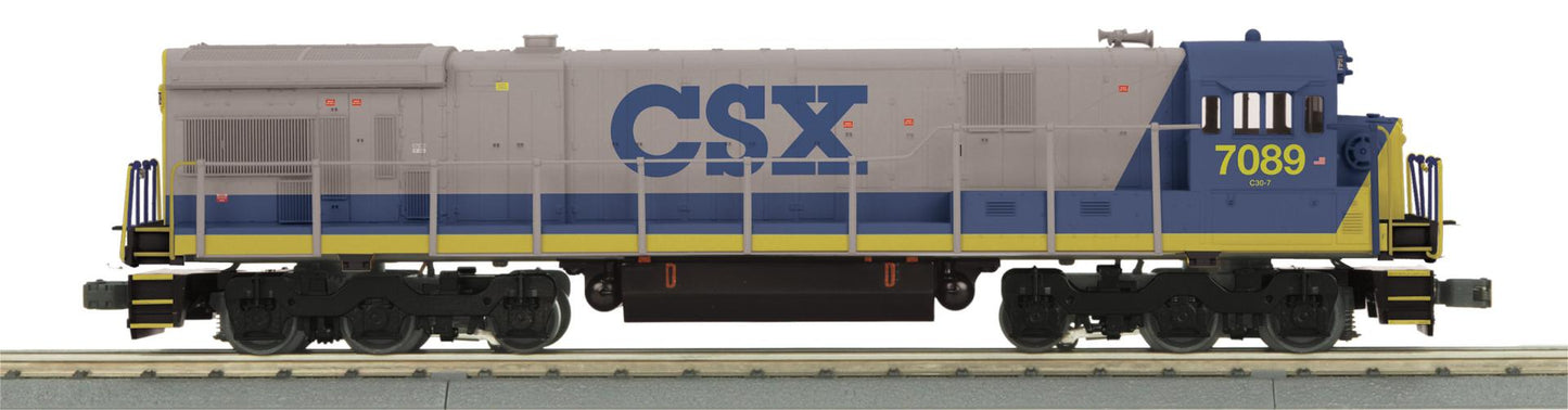 O Scale CSX RailKing C30-7 Diesel Engine W/Proto-Sound 3.0