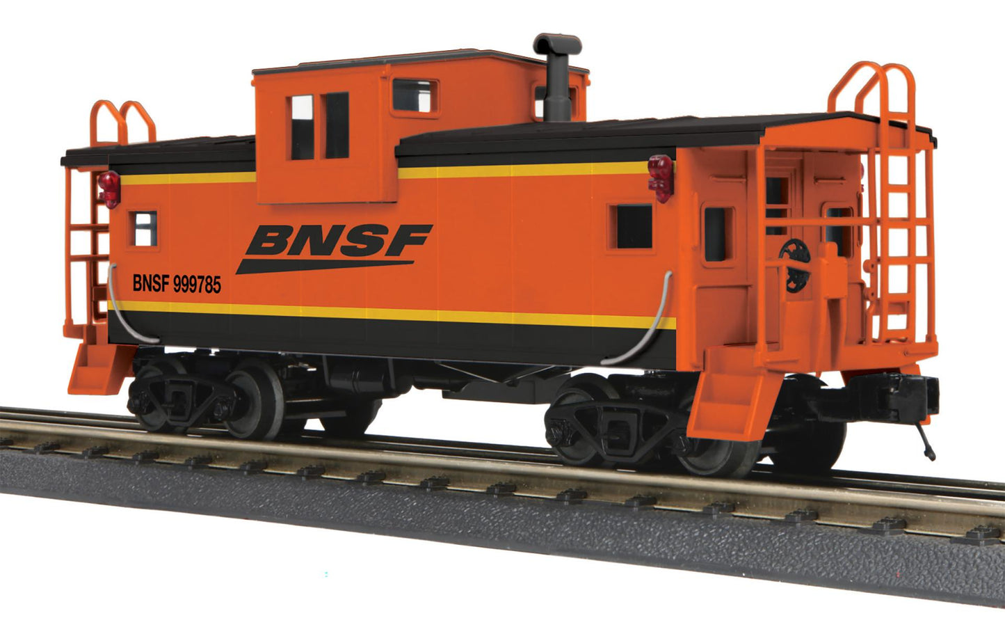 O Gauge BNSF Rugged Rails Extended Vision Caboose
