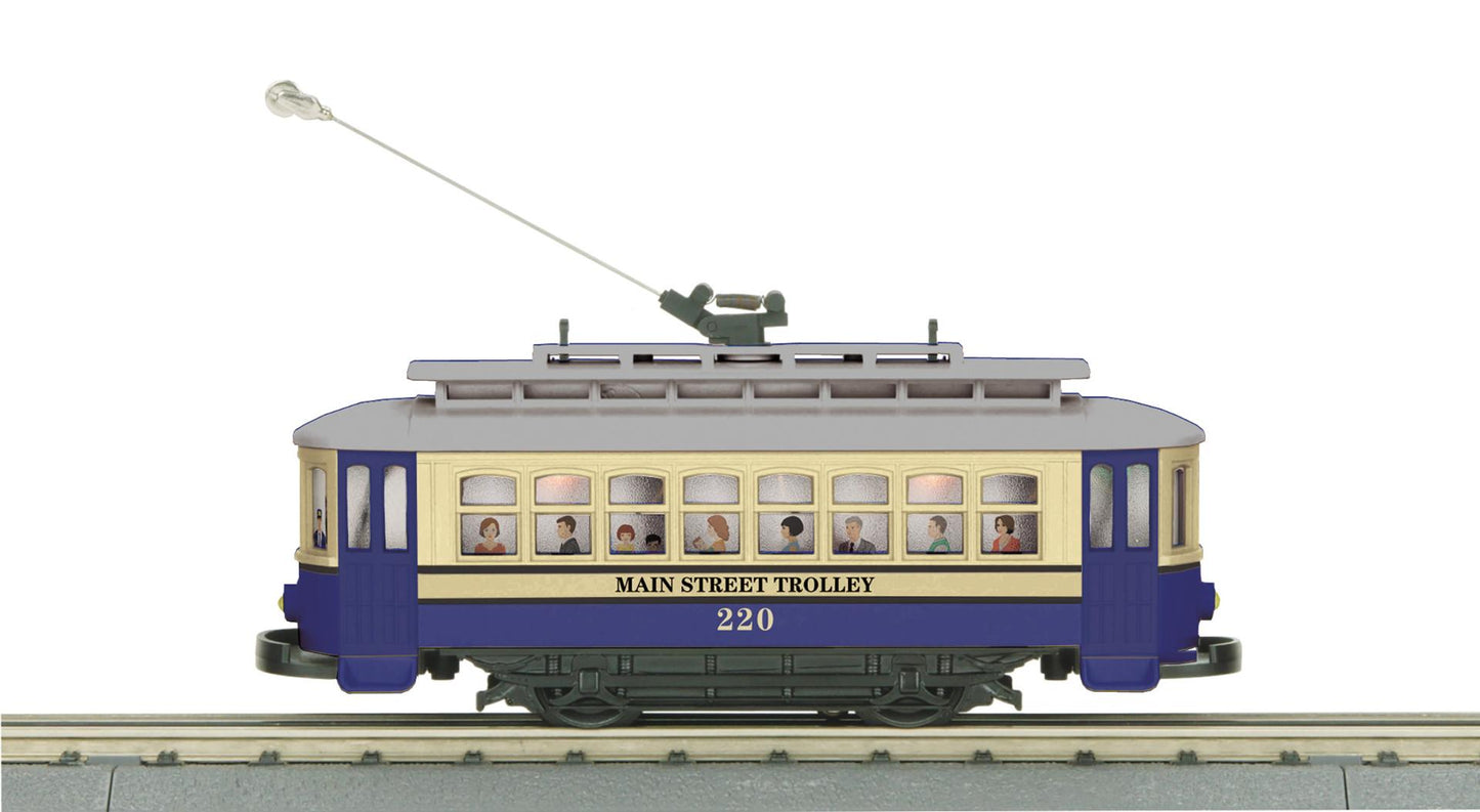 Main Street O Gauge RailKing Bump-n-Go Trolley