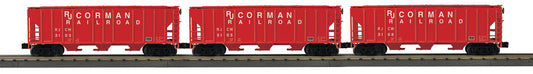 O Gauge RailKing RJ CORMAN 3-Car Ps-2 Discharge Hopper Set