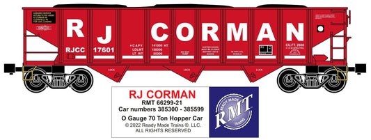 O RJ CORMAN 3-BAY HOPPER